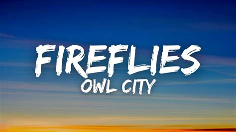 fireflies lyrics meaning|Fireflies by Owl City Lyrics Meaning .